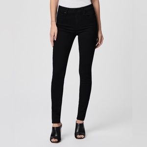 Paige Hoxton Ultra Skinny Jeans in Black Shadow